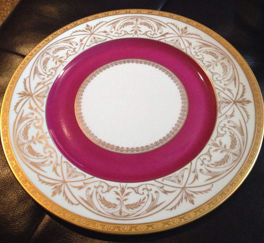 HWU6 Dinner Plate by H W (USA)-1