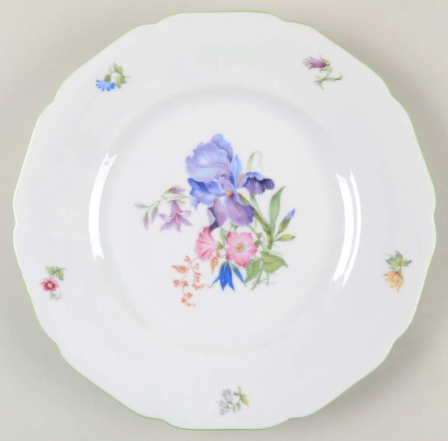 5873 Green Trim Dinner Plate by Hutschenreuther-1