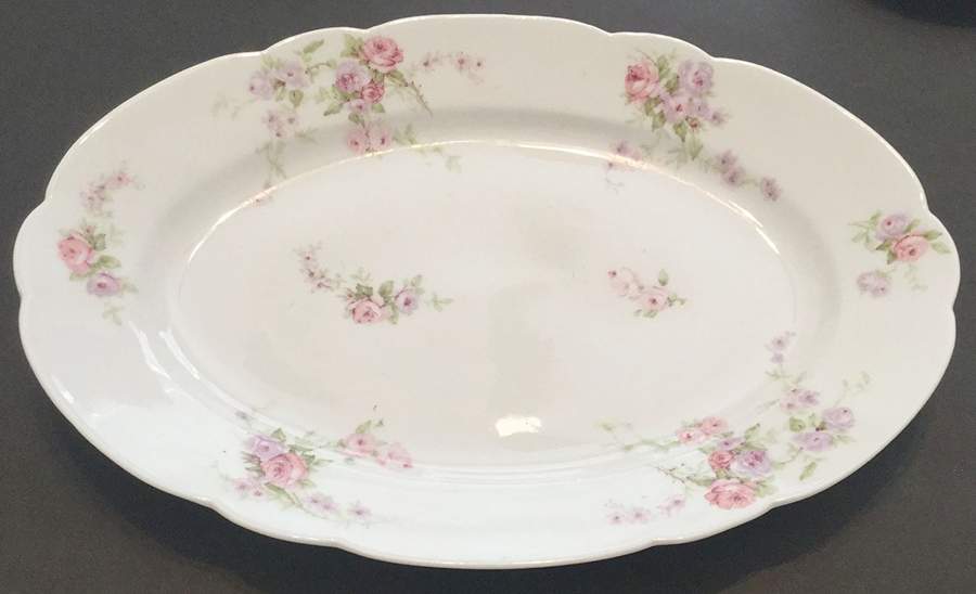 Schleiger 137-10 14" Oval Serving Platter by Haviland-1