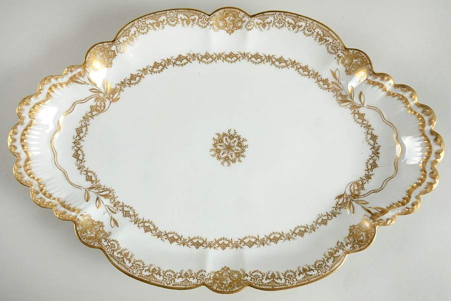H4970 15" Oval Serving Platter by Haviland-1