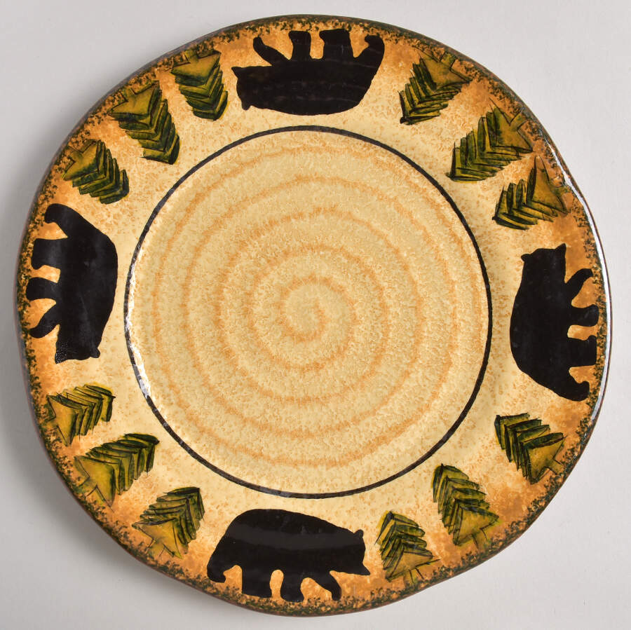 Bear Dinner Plate by HiEnd Accents-1