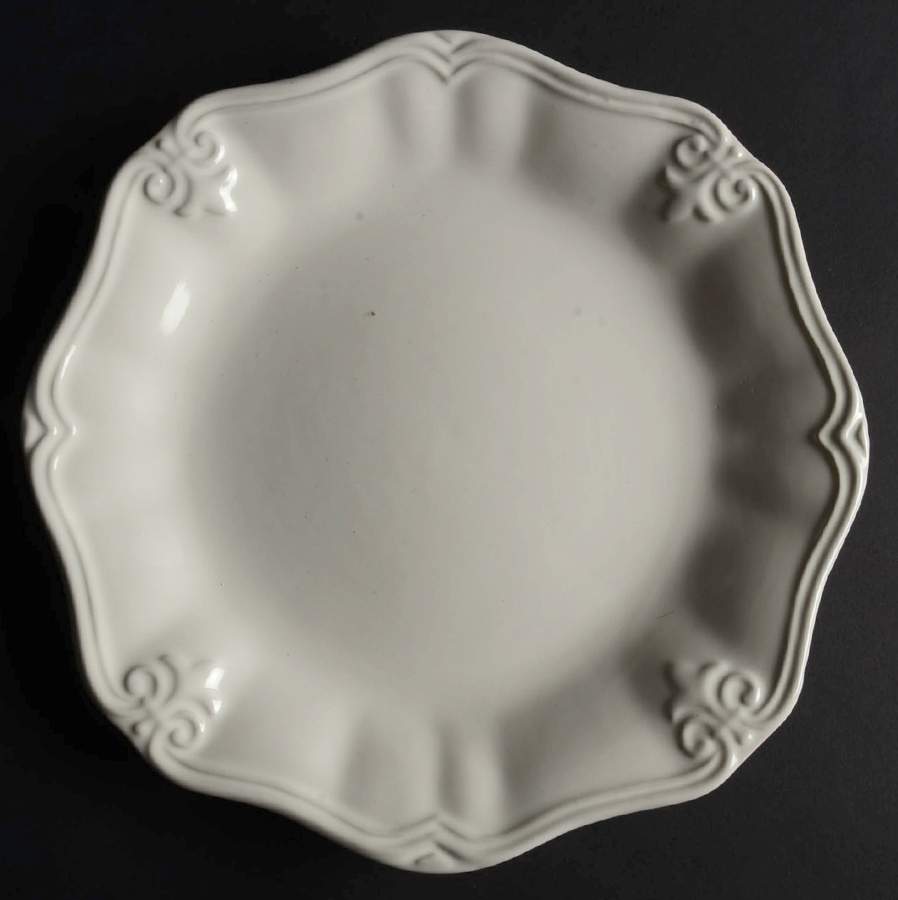 Luca Cream Salad Plate by Home Accents-1