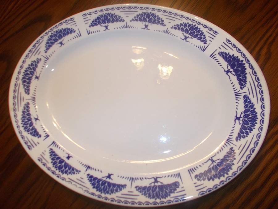 HLC4141 13" Oval Serving Platter by Homer Laughlin -1
