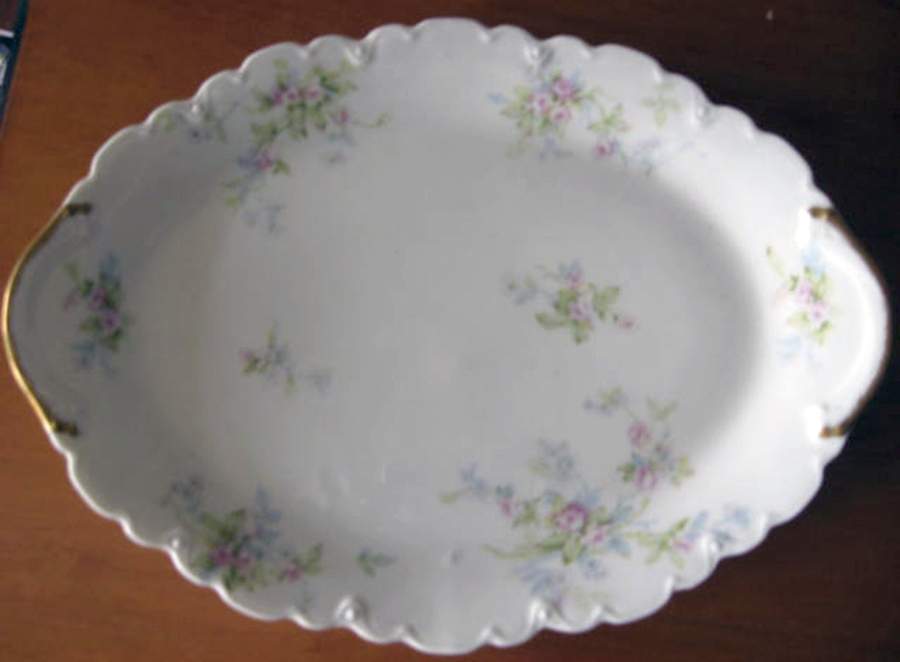 Schleiger 310-9 11" Oval Serving Platter by Haviland-1