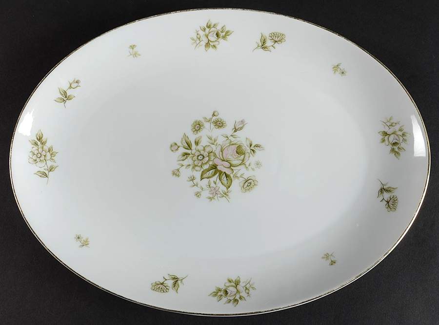 Rhine-Coupe 12" Oval Serving Platter by Halsey-1
