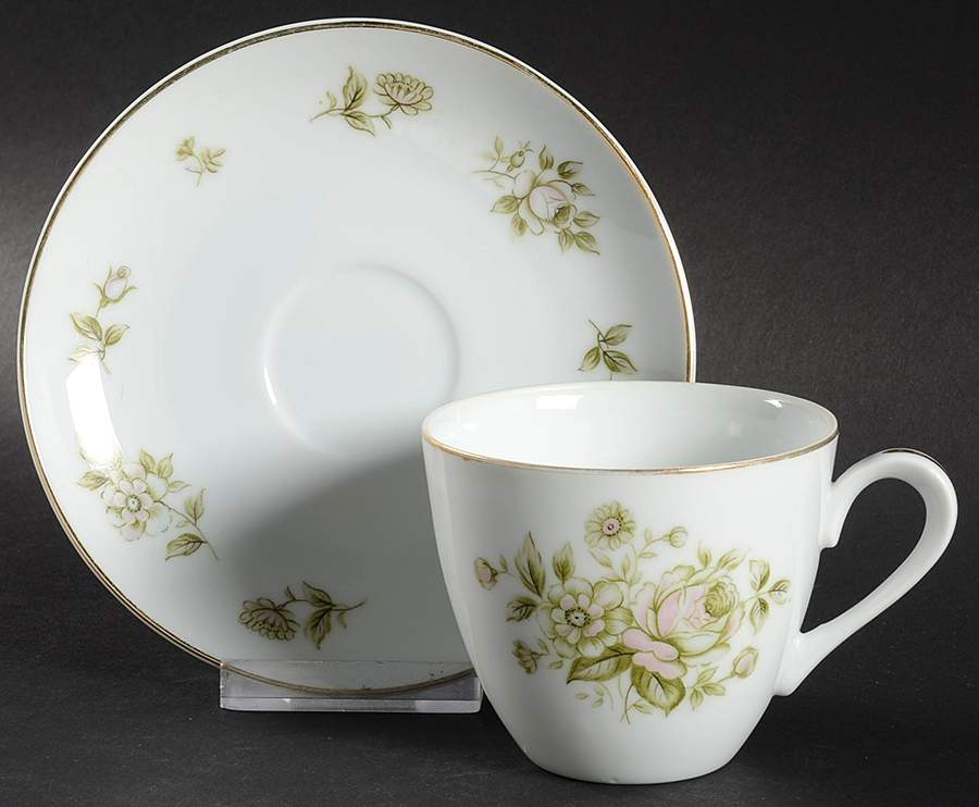 Rhine-Coupe Flat Cup & Saucer Set by Halsey-1