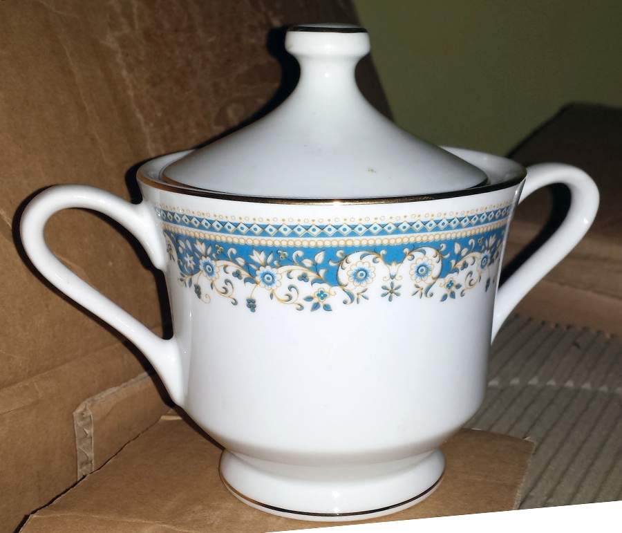Biscayne Sugar Bowl & Lid by Horizon Fine China-1