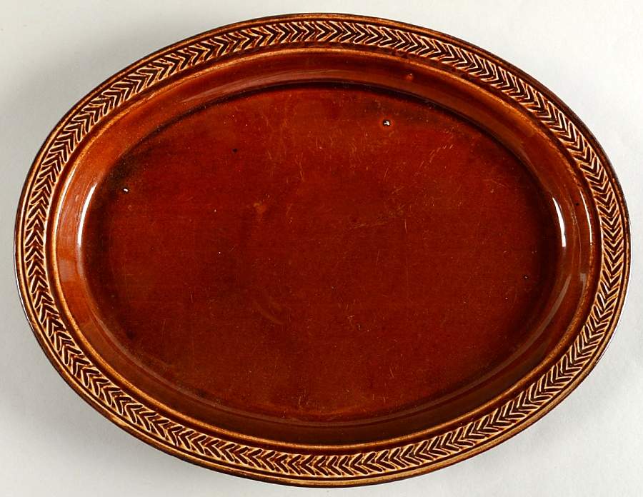 2681 12" Oval Serving Platter by Hall-1
