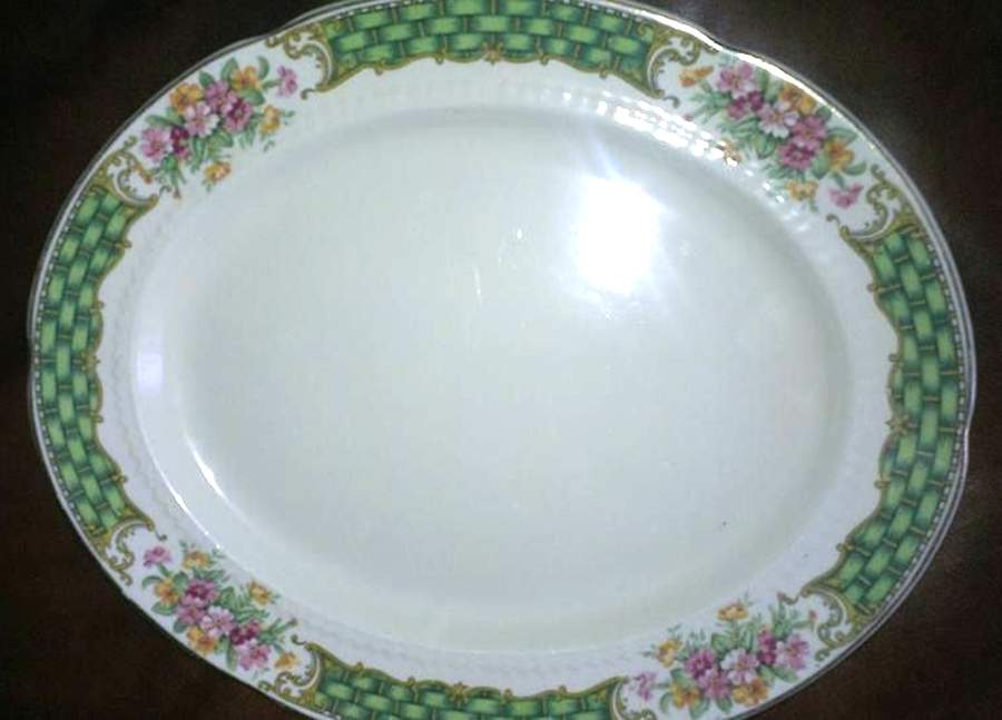 HKI14 12" Oval Serving Platter by Hollinshead & Kirkham-1