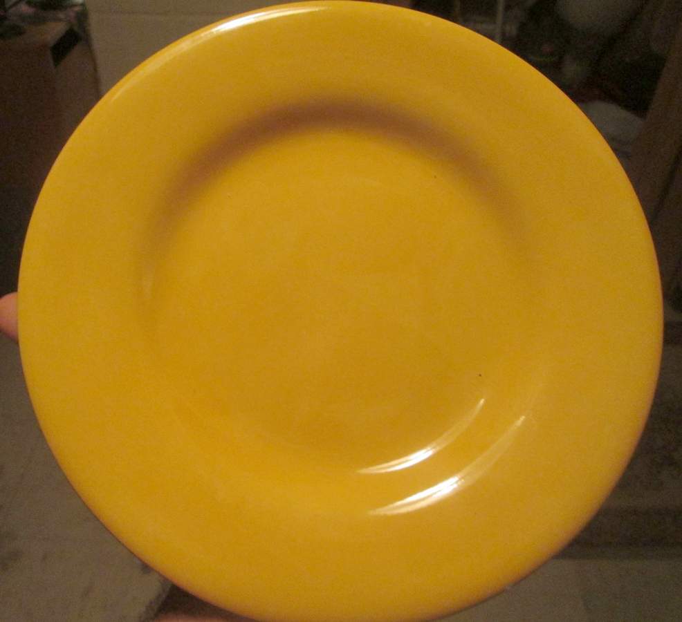 Barcelona-Yellow Salad Plate by Hd Designs-1