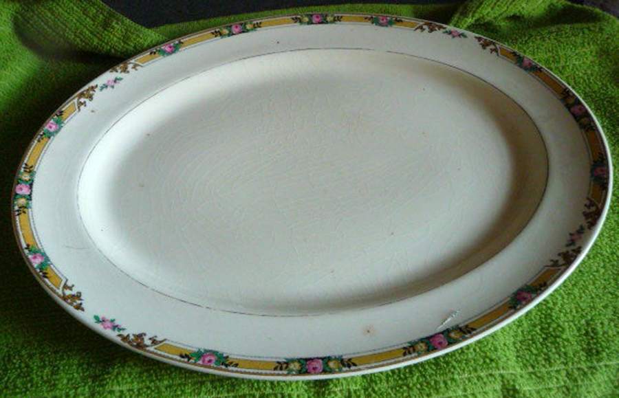 HLC4160 13" Oval Serving Platter by Homer Laughlin -1