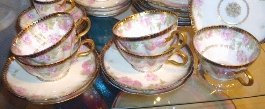 Schleiger 65-11 Flat Cup & Saucer Set by Haviland-1
