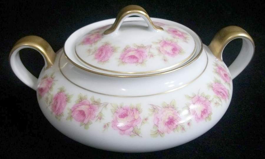 Schleiger 1099-3 Sugar Bowl & Lid by Haviland-1
