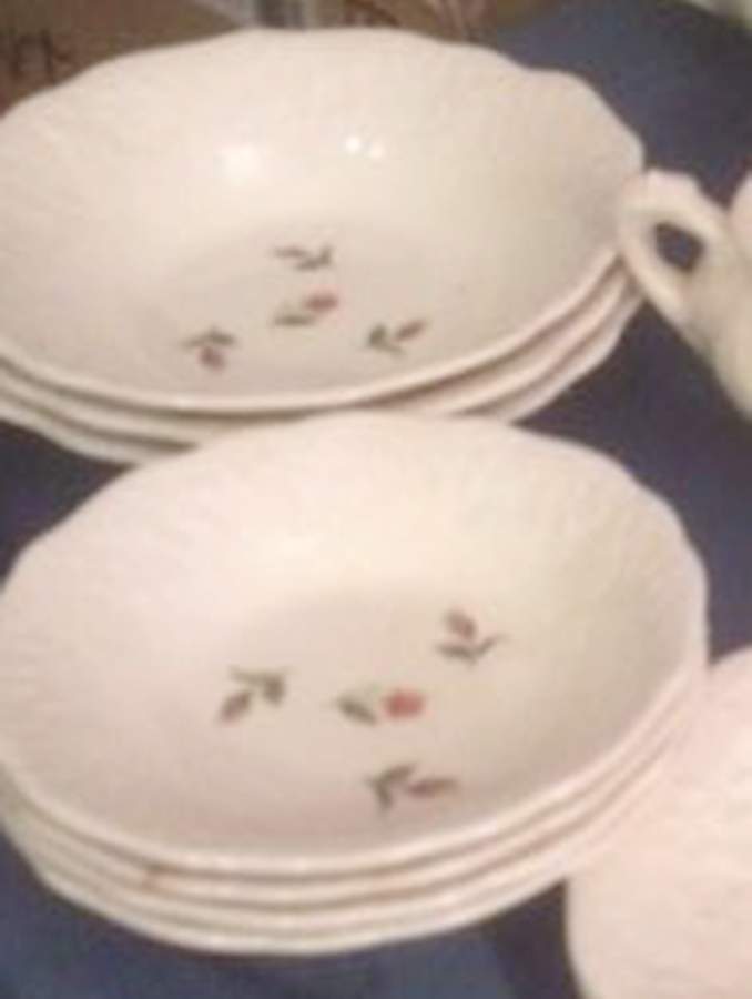 Venetian Rose (4508) Coupe Soup Bowl by Harmony House China-1