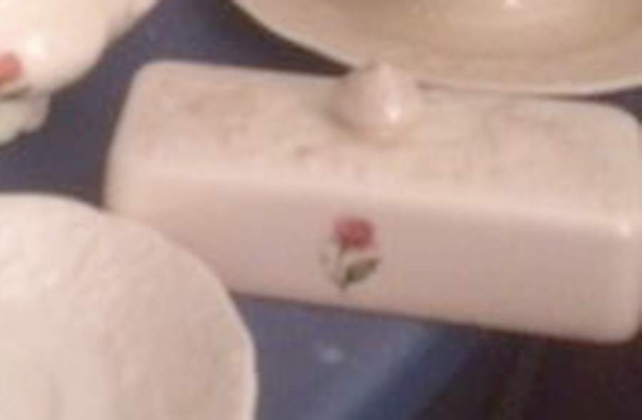 Venetian Rose (4508) Lid for 1/4 Lb Butter by Harmony House China-1