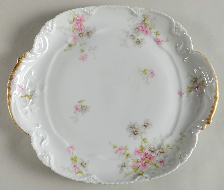 Schleiger 331-16 Handled Cake Plate by Haviland-1