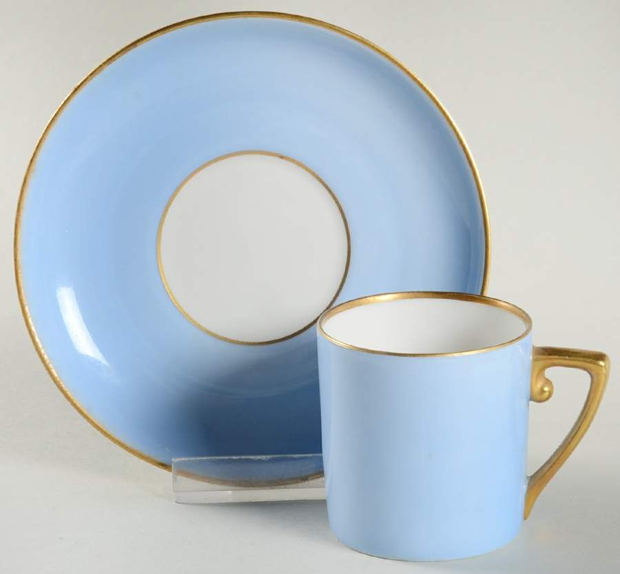 16366 Flat Demitasse Cup & Saucer Set by Heinrich - H&C-1