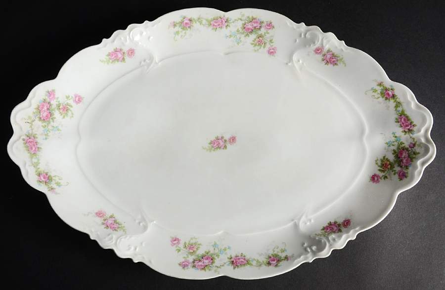 1796 15" Oval Serving Platter by Habsburg-1