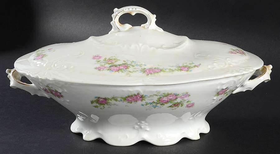 1796 Oval Covered Vegetable by Habsburg-1