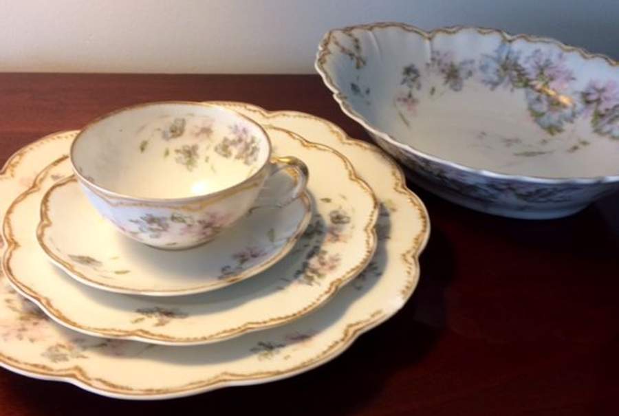 Schleiger 656-7 Flat Cup & Saucer Set by Haviland-1