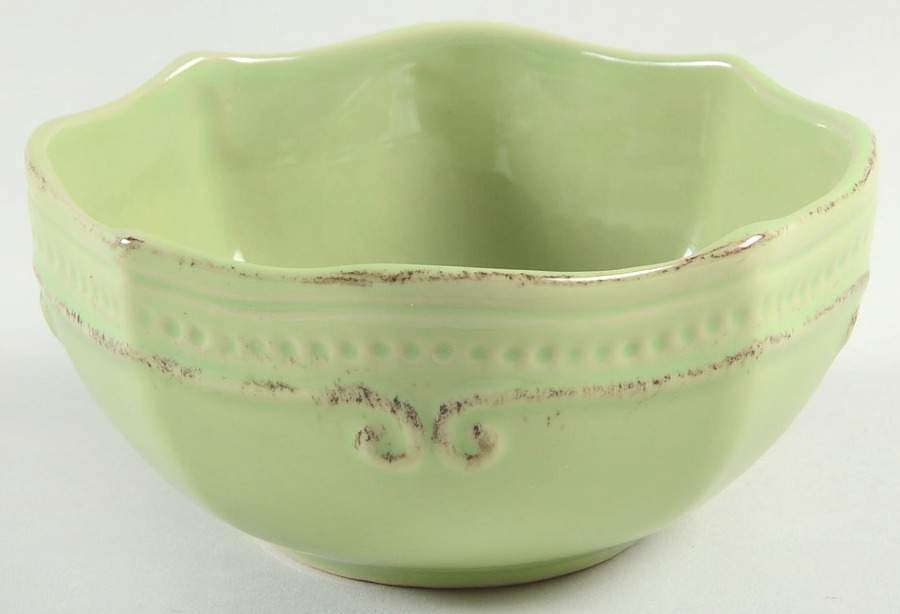 Capri Green Fruit/Dessert (Sauce) Bowl by Home Accents-1