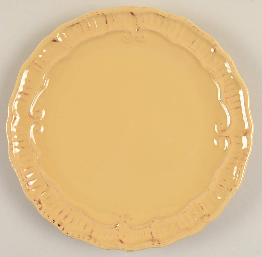 Capri Buttercup Salad Plate by Home Accents-1