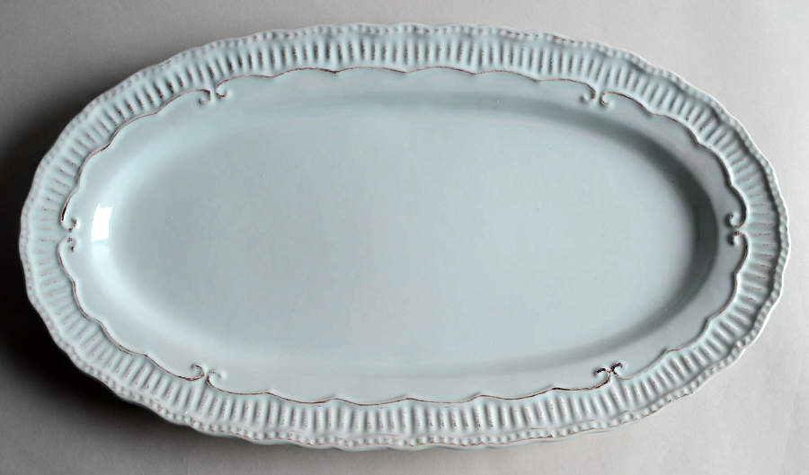 Capri Robins Egg 16" Oval Serving Platter by Home Accents-1