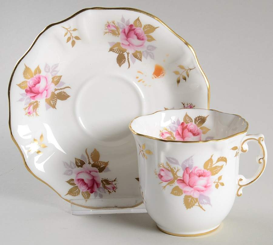 5555 Flat Cup & Saucer Set by Hammersley-1
