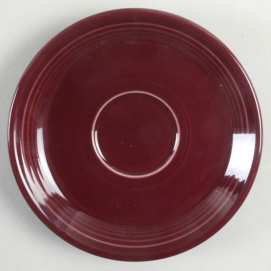 Fiesta Claret (Intro 2016) Saucer by Homer Laughlin -1