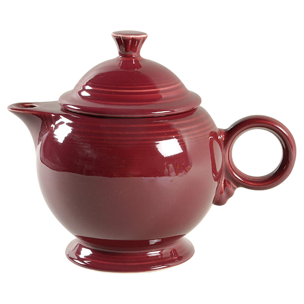 Fiesta Claret (Intro 2016) Teapot & Lid by Homer Laughlin -1