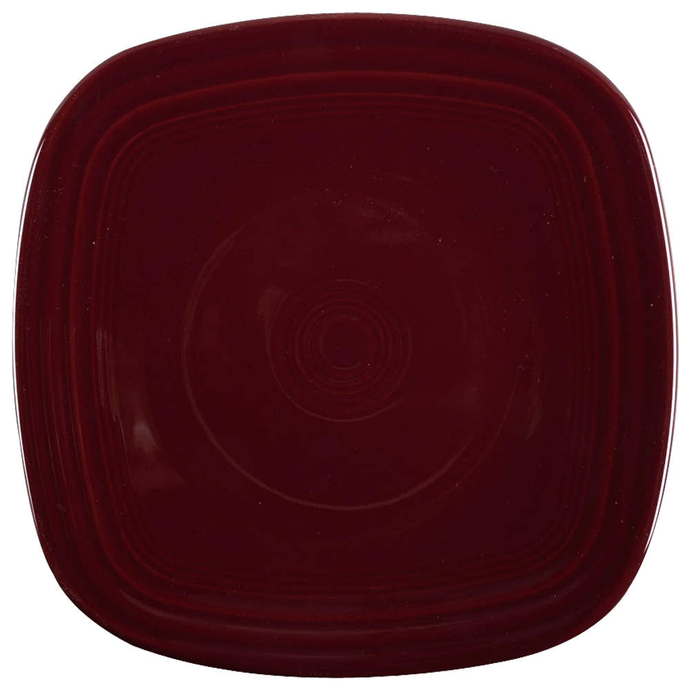 Fiesta Claret (Intro 2016) Square Salad Plate by Homer Laughlin -1