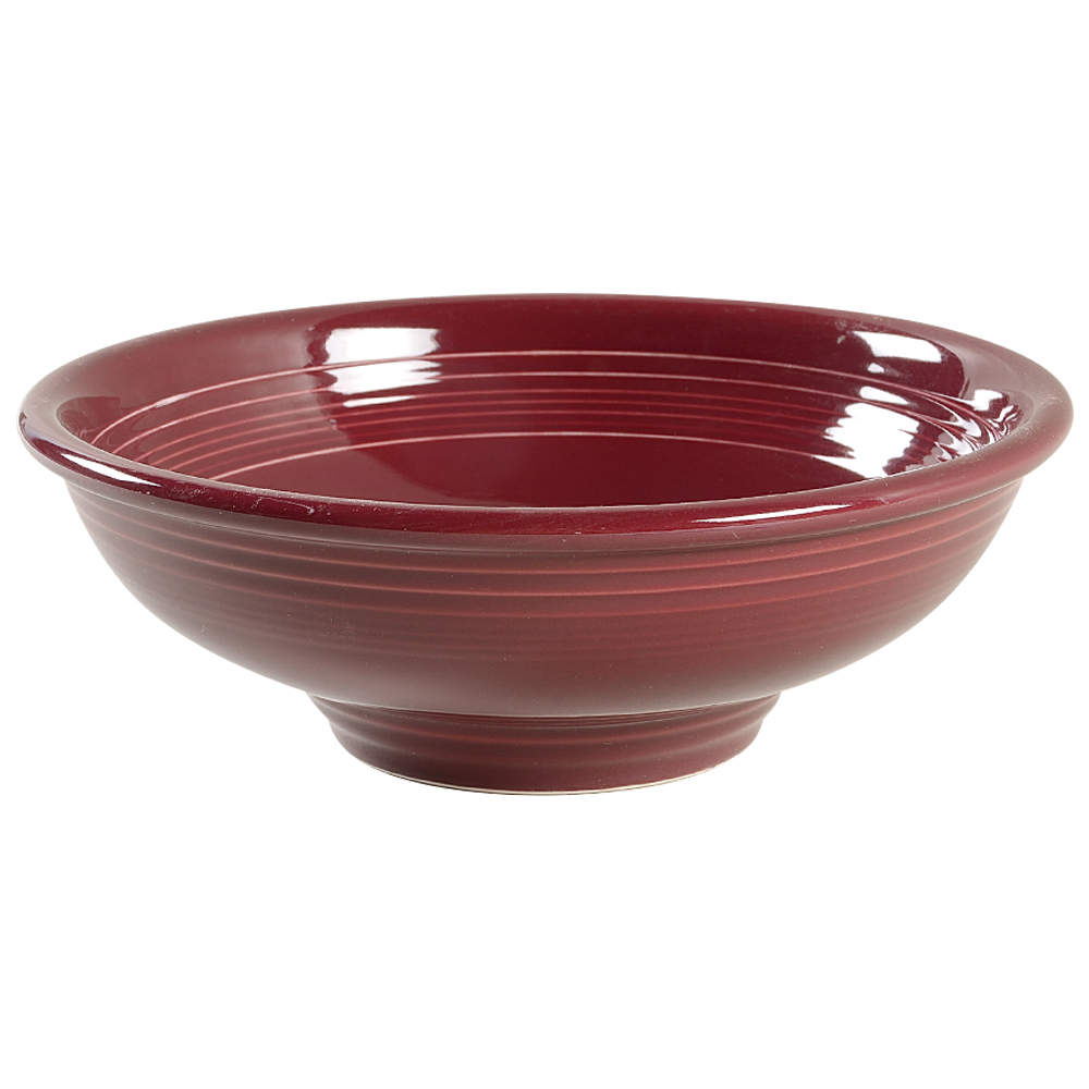Fiesta Claret (Intro 2016) Pedestal Bowl by Homer Laughlin -1