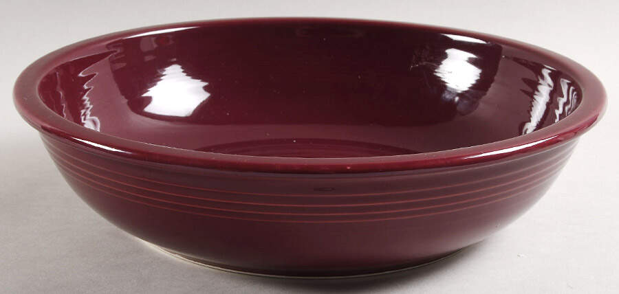 Fiesta Claret (Intro 2016) Chip Bowl/Plate for Chip & Dip Set by Homer Laughlin -1
