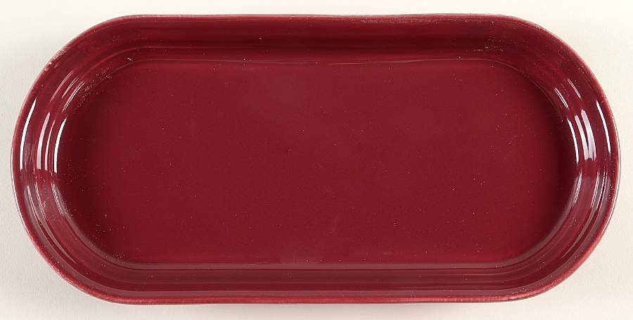 Fiesta Claret (Intro 2016) Bread Tray by Homer Laughlin -1