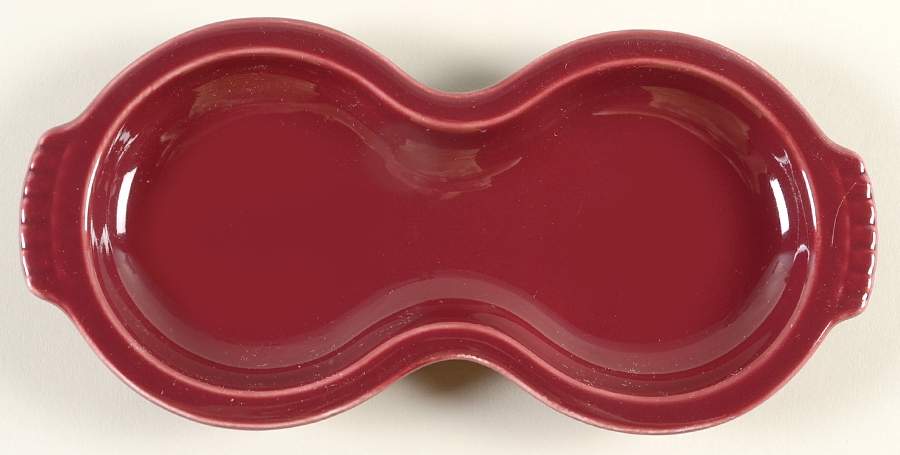 Fiesta Claret (Intro 2016) Tray for Creamer & Sugar with Lid by Homer Laughlin -1