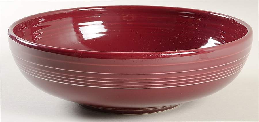 Fiesta Claret (Intro 2016) 10" Bistro Bowl by Homer Laughlin -1