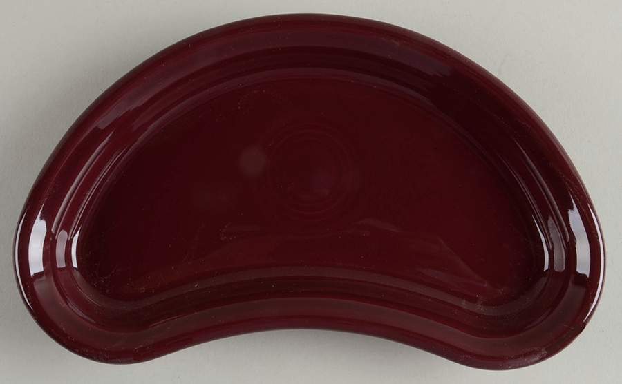 Fiesta Claret (Intro 2016) Bistro Crescent Salad Plate by Homer Laughlin -1