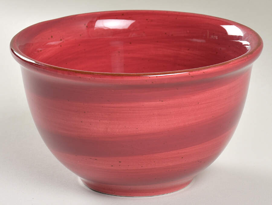 Twist Burgundy Soup/Cereal Bowl by Hausenware-1