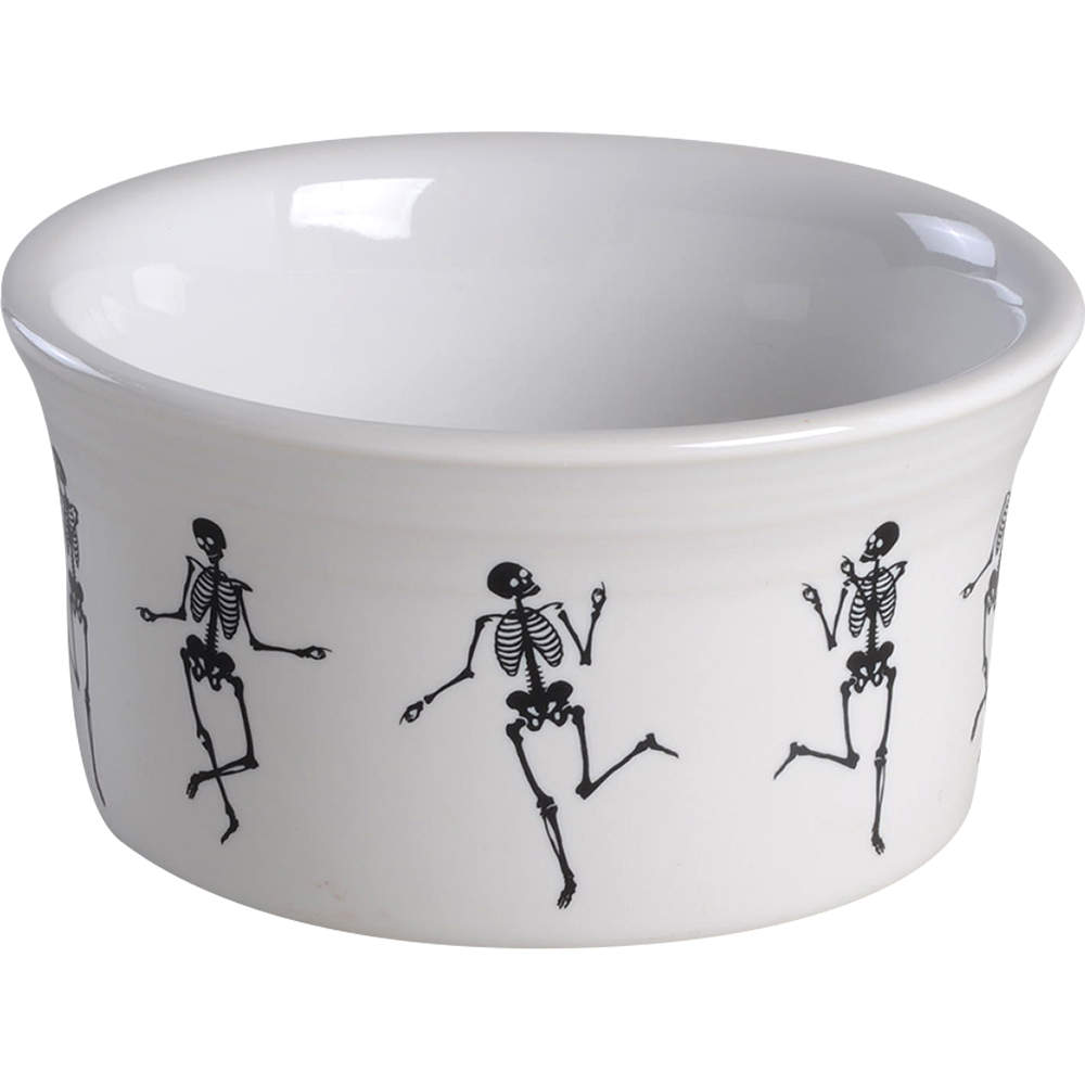 Fiesta Trio of Skeletons Ramekin by Homer Laughlin -1