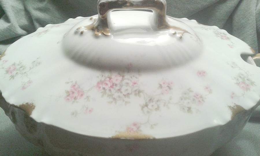 Schleiger 320-13 Oval Covered Vegetable by Haviland-1