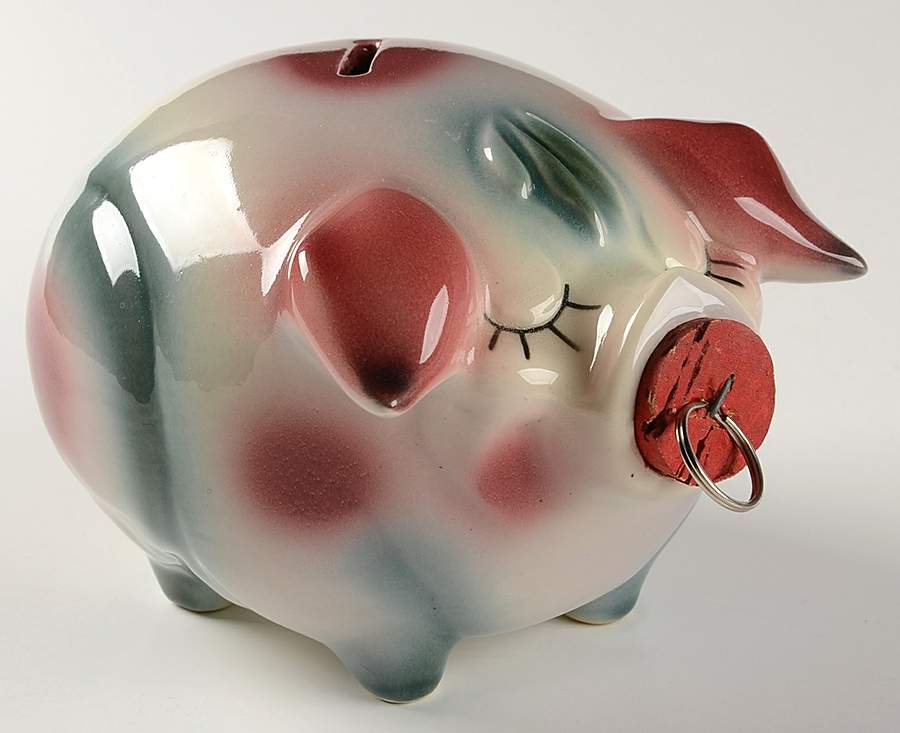 Corky Pig Bank by Hull-1