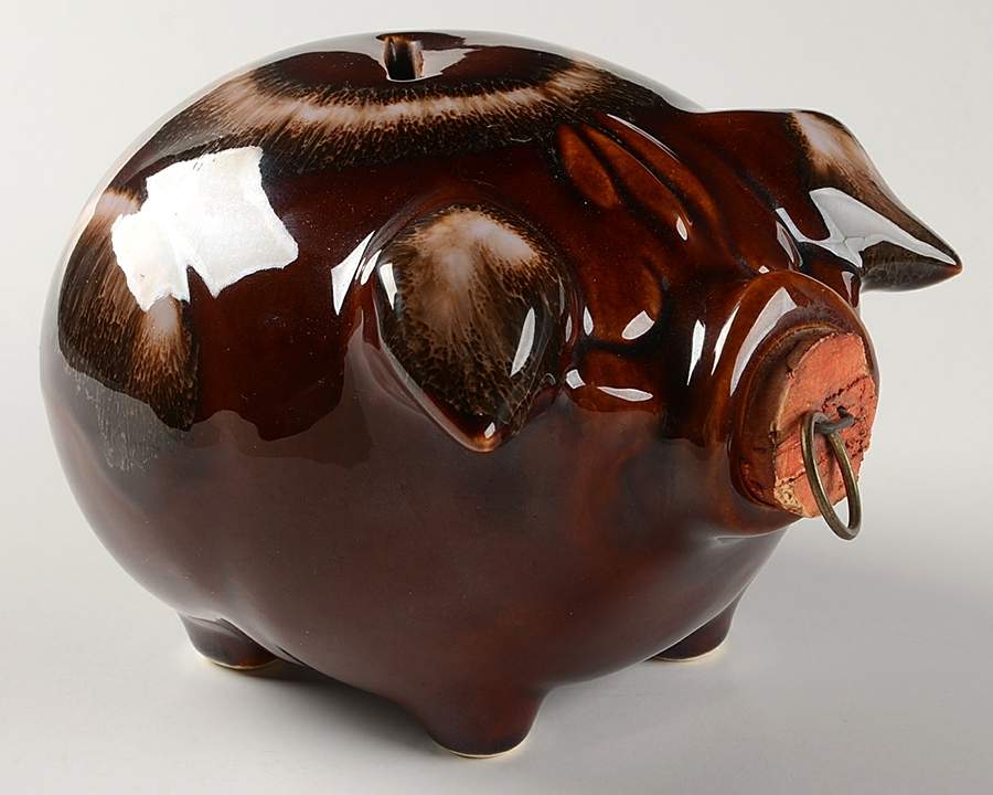 Corky Pig Bank by Hull-1