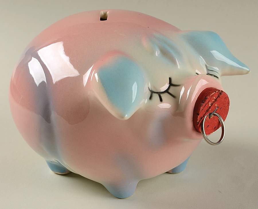 Corky Pig Bank by Hull-1