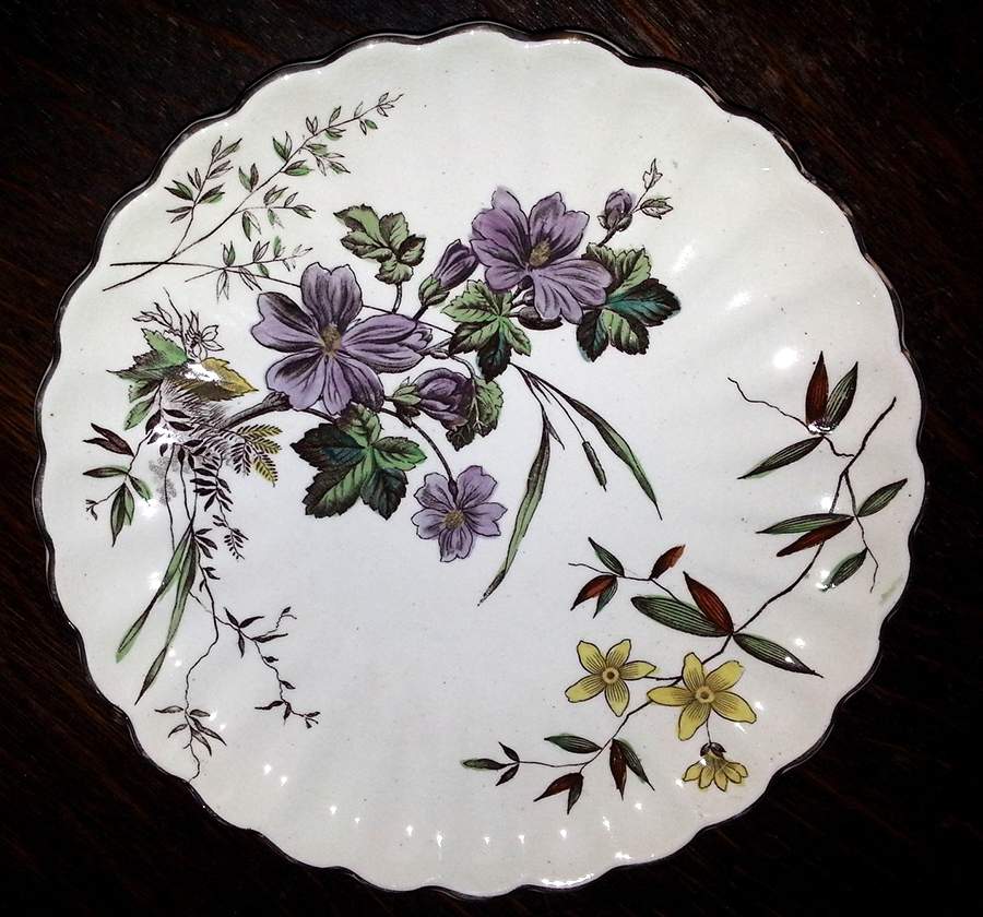 Wild Flowers Salad Plate by Sampson Hancock & Sons-1