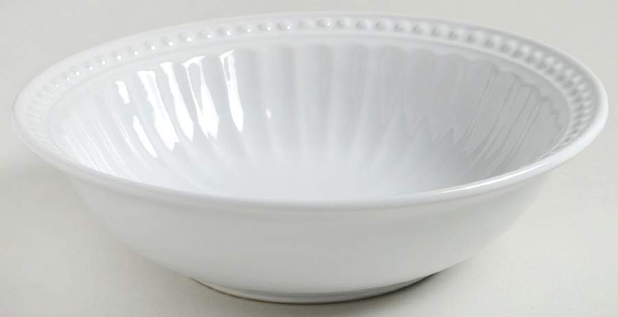 Palace White Soup/Cereal Bowl by Home Accents-1