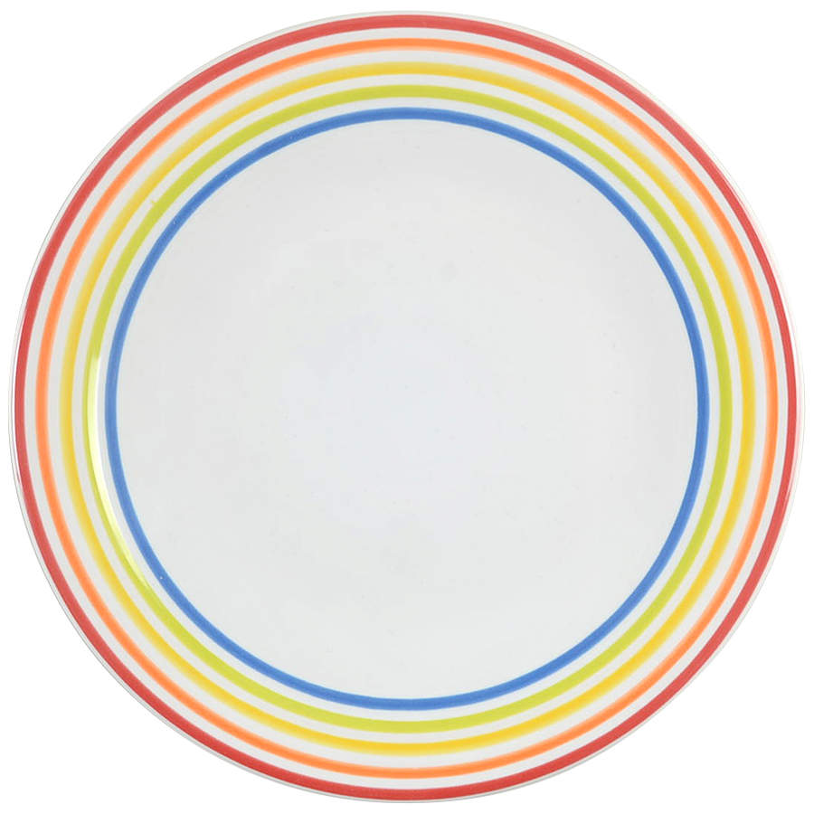 Fiesta Rainbow Luncheon Plate by Homer Laughlin -1