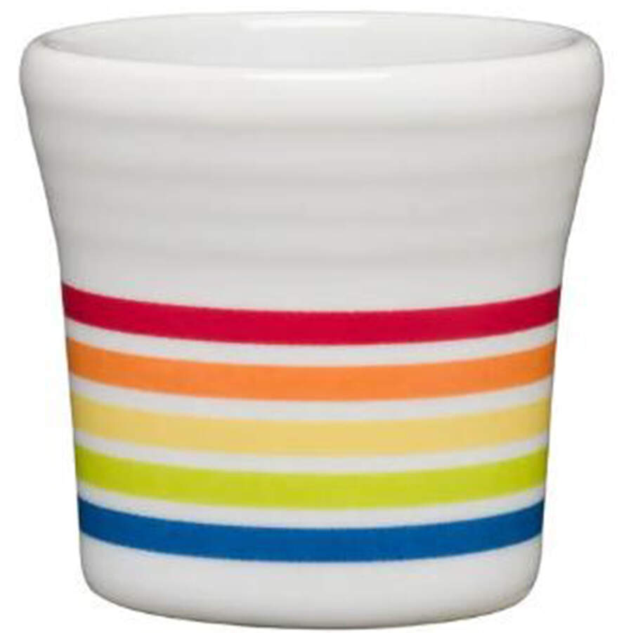 Fiesta Rainbow China Shot Glass by Homer Laughlin -1