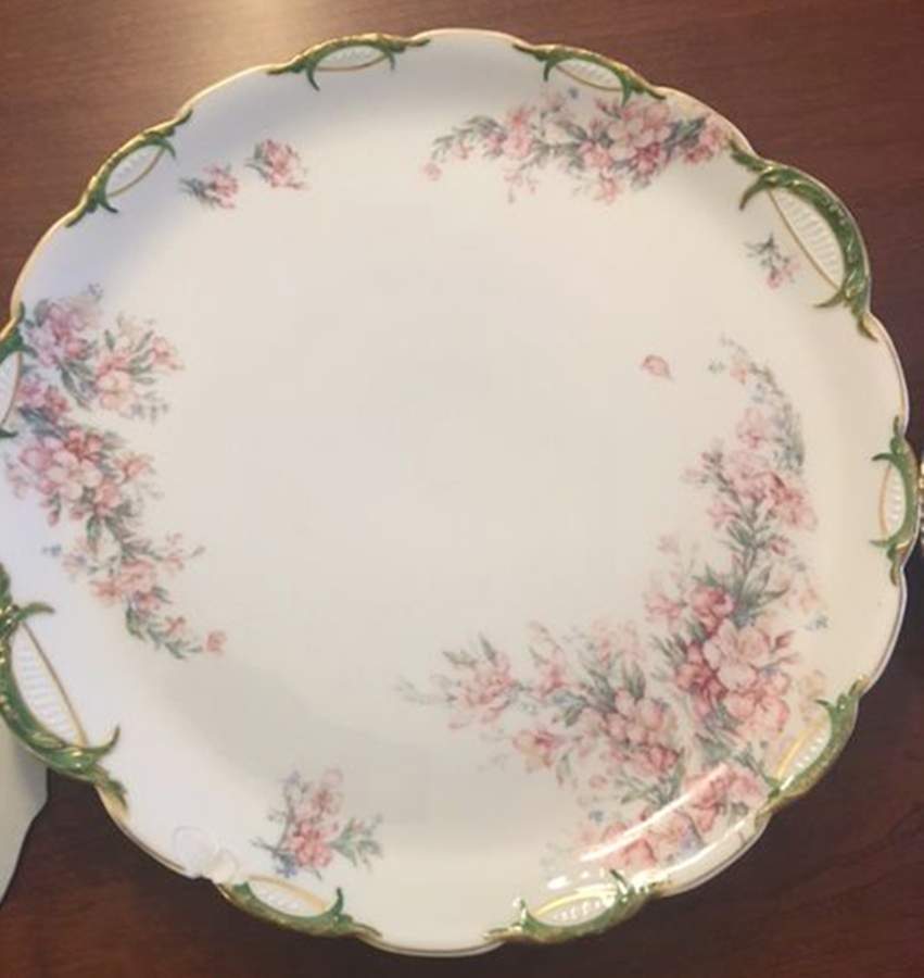 H5039 Handled Cake Plate by Haviland-1