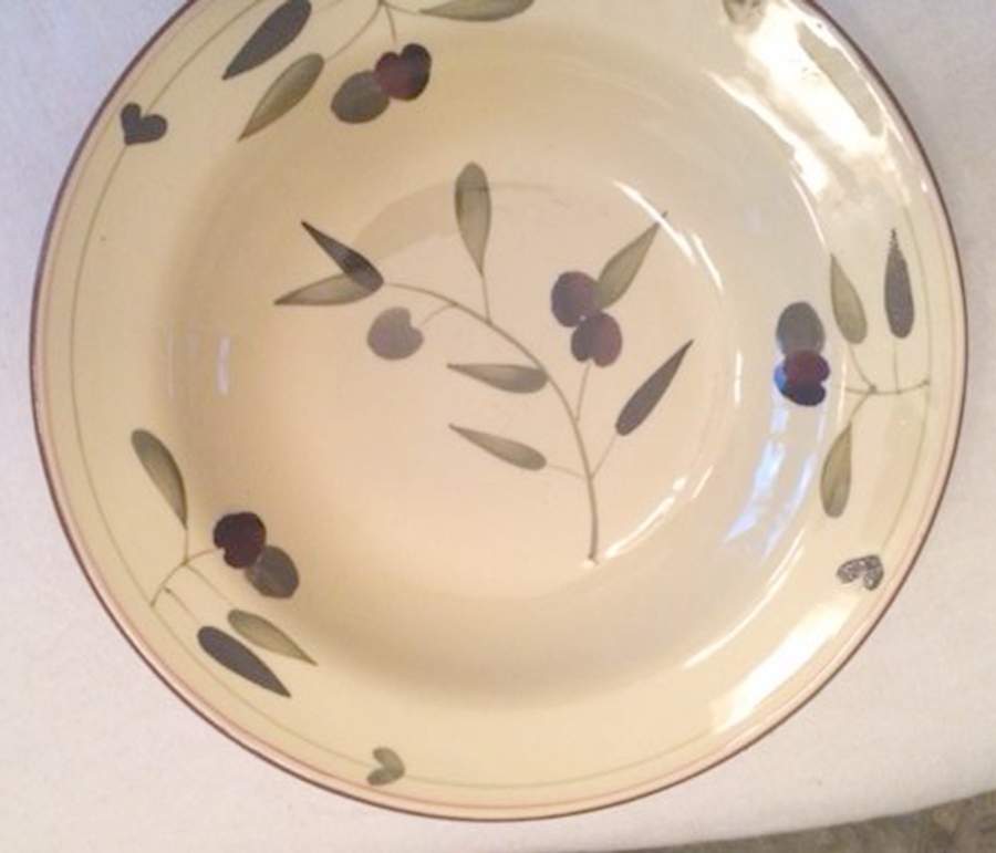 Olive Branch Terra Cotta Dinner Plate by Home-1