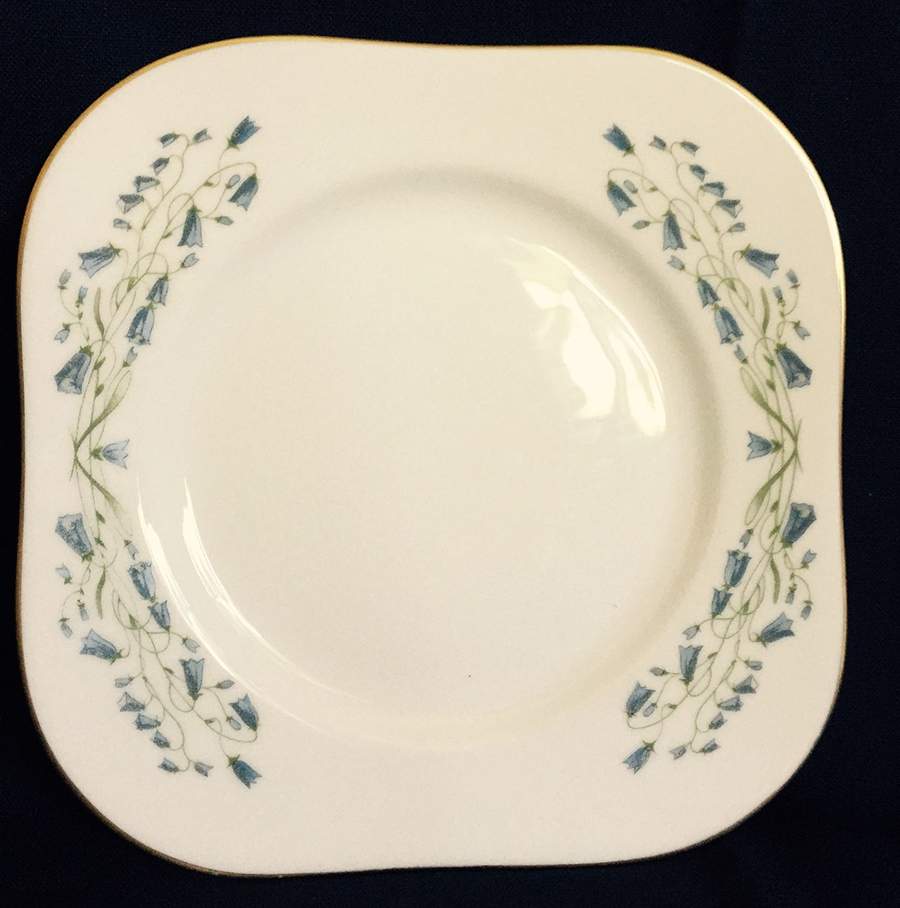 Campanula Rotundifolia Square Dessert Plate by Hackefors-1